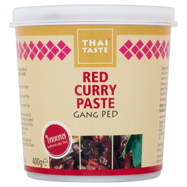 Pâte de curry rouge : grand format
