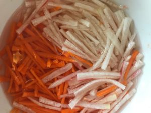 Pickle de carottes et radis